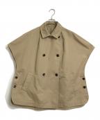 ARPEGE STORYアルページュストーリー）の古着「ケープトレンチ ショートトレンチ」｜キャメル
