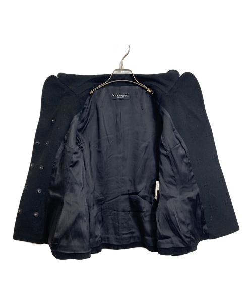 DOLCE & GABBANA（ドルチェ＆ガッバーナ）DOLCE & GABBANA (ドルチェ＆ガッバーナ) カシミヤジャケット　アウター　イタリア製 ブラック サイズ:40の古着・服飾アイテム