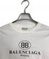 BALENCIAGA (バレンシアガ) BB MODE Tee ロゴＴシャツ　半袖カットソー ホワイト サイズ:S：7000円