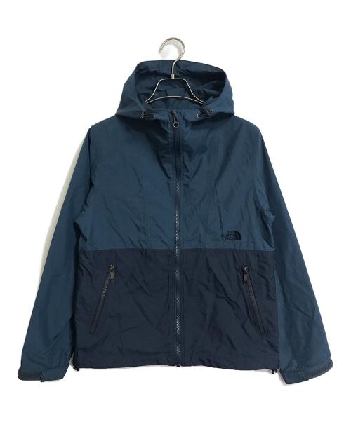 THE NORTH FACE（ザ ノース フェイス）THE NORTH FACE (ザ ノース フェイス) コンパクトジャケット　ナイロンジャケット　ロゴ刺繍ジャケット　薄手ジャケット　ライトアウター　スポーツ　アウトドア ネイビー サイズ:Sの古着・服飾アイテム