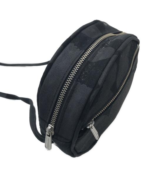 marimekko（マリメッコ）marimekko (マリメッコ) ウニッコ サークル ショルダーバッグ 丸型 ラウンドショルダーバッグ ブラック サイズ:実寸参照の古着・服飾アイテム