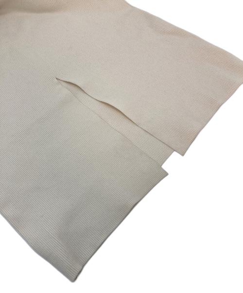 MUSE de Deuxieme Classe（ミューズ ドゥーズィエム クラス）MUSE de Deuxieme Classe (ミューズ ドゥーズィエム クラス) ダイナーBタイトスカート　リブニットスカート　ロングスカート アイボリー サイズ:FREEの古着・服飾アイテム