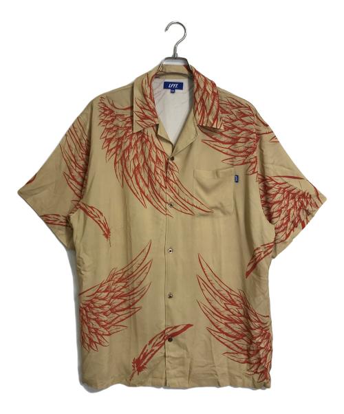 Lafayette（ラファイエット）Lafayette (ラファイエット) 僕のヒーローアカデミア (僕ノヒーローアカデミア) オープンカラーシャツ　ヒロアカ イエロー×オレンジ サイズ:XXLの古着・服飾アイテム