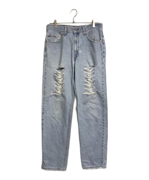 LEVI'S（リーバイス）LEVI'S (リーバイス) 【古着】550リペアデニムパンツ スカイブルー サイズ:W34 L33の古着・服飾アイテム