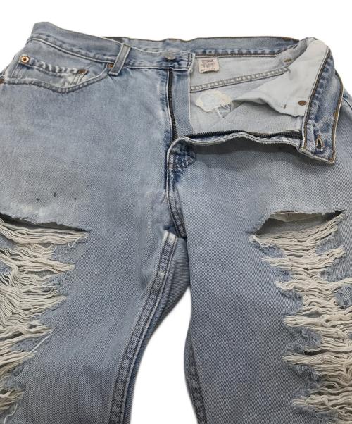LEVI'S（リーバイス）LEVI'S (リーバイス) 【古着】550リペアデニムパンツ スカイブルー サイズ:W34 L33の古着・服飾アイテム