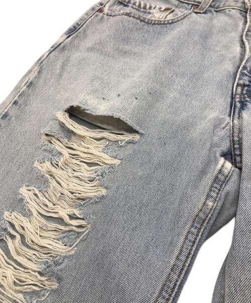 LEVI'S（リーバイス）LEVI'S (リーバイス) 【古着】550リペアデニムパンツ スカイブルー サイズ:W34 L33の古着・服飾アイテム