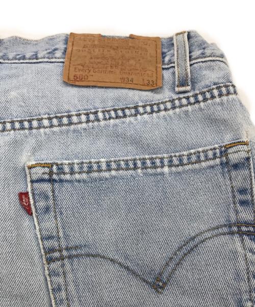 LEVI'S（リーバイス）LEVI'S (リーバイス) 【古着】550リペアデニムパンツ スカイブルー サイズ:W34 L33の古着・服飾アイテム