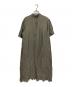 UNTITLED（アンタイトル）の古着「【麻100/洗える/刺繍】アイレットリネン ワンピース」｜トープ