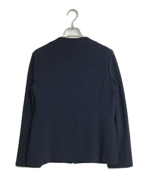 Demi-Luxe Beams（デミルクス ビームス）Demi-Luxe Beams (デミルクス ビームス) トリアセ カラーレスジャケット　セレモニー フォーマル 入学 入園 卒業 卒園 ママスーツ ネイビー サイズ:40の古着・服飾アイテム