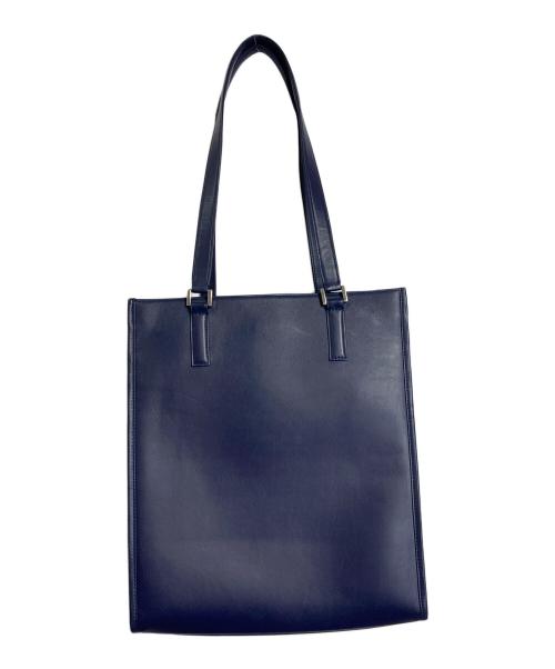 blue sincere（ブルーシンシア）BLUE SINCERE (ブルーシンシア) レザートートバッグ ビジネスバッグ ネイビー サイズ:実寸参照の古着・服飾アイテム