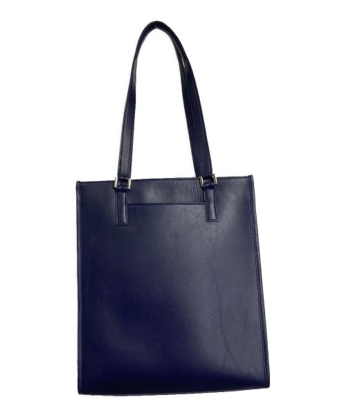 blue sincere（ブルーシンシア）BLUE SINCERE (ブルーシンシア) レザートートバッグ ビジネスバッグ ネイビー サイズ:実寸参照の古着・服飾アイテム