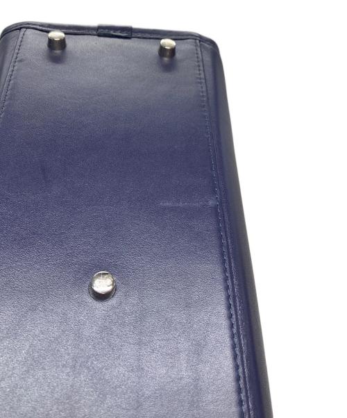 blue sincere（ブルーシンシア）BLUE SINCERE (ブルーシンシア) レザートートバッグ ビジネスバッグ ネイビー サイズ:実寸参照の古着・服飾アイテム