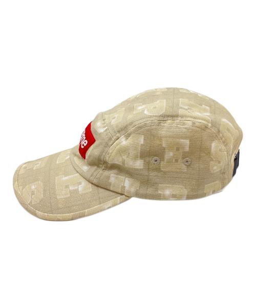 SUPREME（シュプリーム）SUPREME (シュプリーム) 20AW BLOCKS CAMP CAP ボックスロゴ キャンプ キャップ ベージュ サイズ:実寸参照の古着・服飾アイテム