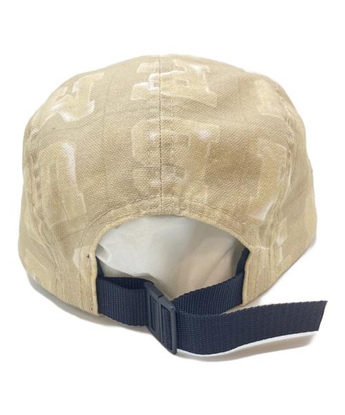 SUPREME（シュプリーム）SUPREME (シュプリーム) 20AW BLOCKS CAMP CAP ボックスロゴ キャンプ キャップ ベージュ サイズ:実寸参照の古着・服飾アイテム