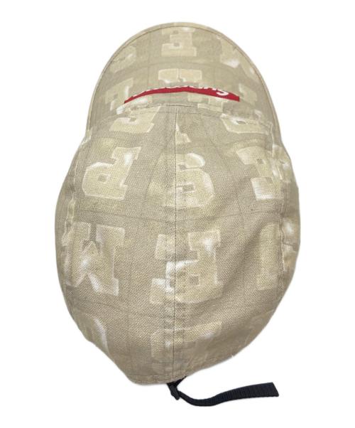 SUPREME（シュプリーム）SUPREME (シュプリーム) 20AW BLOCKS CAMP CAP ボックスロゴ キャンプ キャップ ベージュ サイズ:実寸参照の古着・服飾アイテム