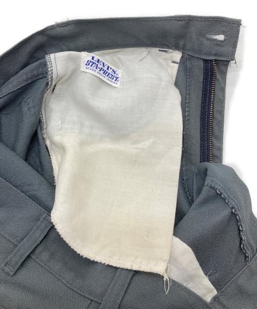 LEVI'S（リーバイス）LEVI'S (リーバイス) 【古着】60〜70年代 STA-PREST スタプレパンツ　ビッグE 42タロンジッパー グレー サイズ:実寸参照の古着・服飾アイテム