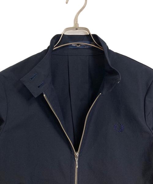 FRED PERRY（フレッドペリー）FRED PERRY (フレッドペリー) ハリントンジャケット スイングトップ　アウター　ライトアウター ネイビー サイズ:UK 10の古着・服飾アイテム