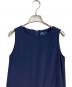 FRED PERRY (フレッドペリー) 刺繍ロゴノースリーブ5ワンピース One-Piece Medium Skirt ネイビー　デザインワンピース ネイビー サイズ:10：4000円