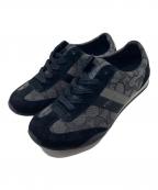 COACHコーチ）の古着「ローカットスニーカー」｜ブラック