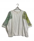 KAPITALキャピタル）の古着「天竺バンダナHUGE-T」｜ホワイト