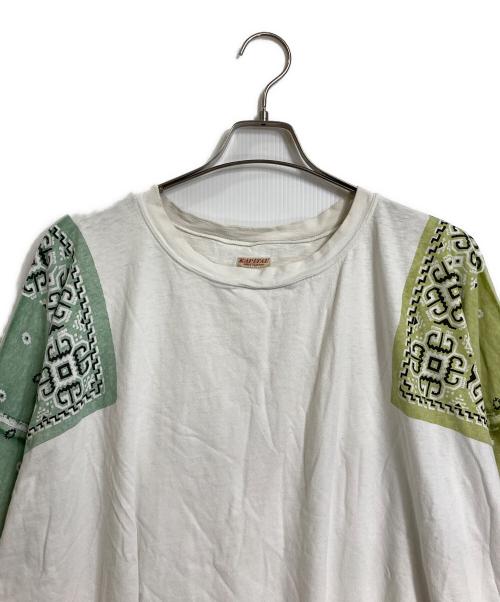 KAPITAL（キャピタル）KAPITAL (キャピタル) 天竺バンダナHUGE-T ホワイト サイズ:3の古着・服飾アイテム