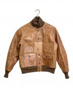 BUZZ RICKSON'Sバズリクソンズ）の古着「A-1 BRONCO HIDEフライトジャケット　ブロンコハイド」｜ブラウン