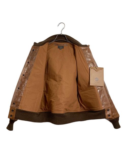 BUZZ RICKSON'S（バズリクソンズ）BUZZ RICKSON'S (バズリクソンズ) A-1 BRONCO HIDEフライトジャケット　ブロンコハイド ブラウン サイズ:M 未使用品の古着・服飾アイテム