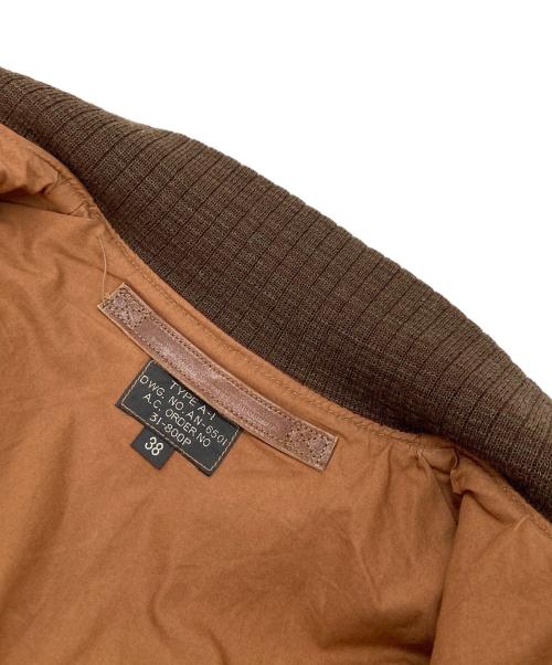 BUZZ RICKSON'S（バズリクソンズ）BUZZ RICKSON'S (バズリクソンズ) A-1 BRONCO HIDEフライトジャケット　ブロンコハイド ブラウン サイズ:M 未使用品の古着・服飾アイテム