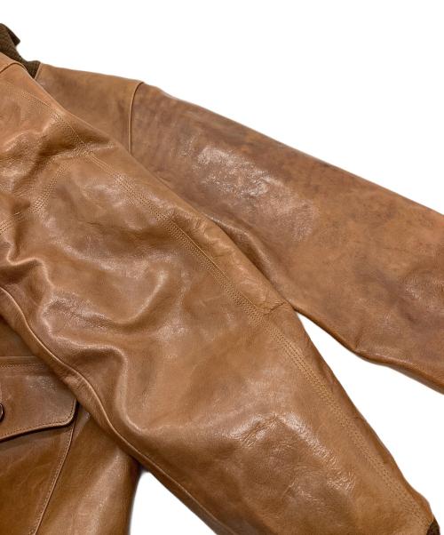 BUZZ RICKSON'S（バズリクソンズ）BUZZ RICKSON'S (バズリクソンズ) A-1 BRONCO HIDEフライトジャケット　ブロンコハイド ブラウン サイズ:M 未使用品の古着・服飾アイテム