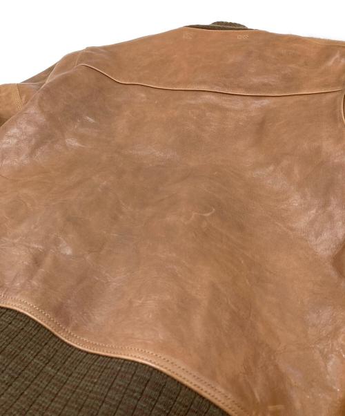 BUZZ RICKSON'S（バズリクソンズ）BUZZ RICKSON'S (バズリクソンズ) A-1 BRONCO HIDEフライトジャケット　ブロンコハイド ブラウン サイズ:M 未使用品の古着・服飾アイテム