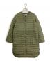 Traditional Weatherwear（トラディショナルウェザーウェア）の古着「ARKLEY LONG DOWN PA  アークリー ロング ダウン  ダウンコート　ロングコート　アウター」｜カーキ