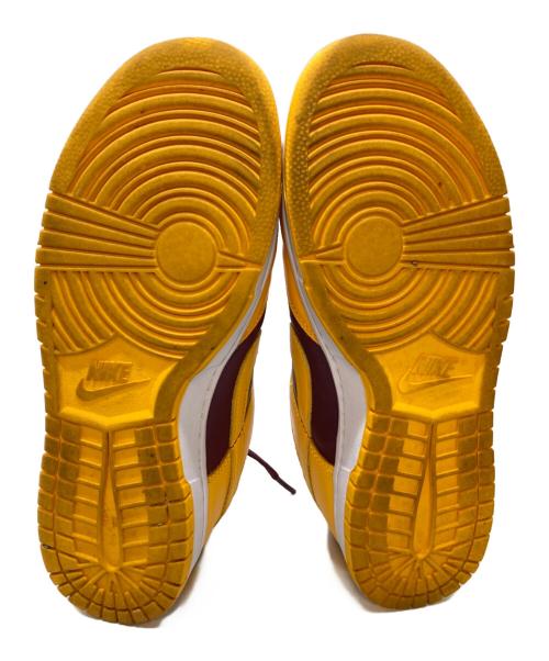 NIKE（ナイキ）NIKE (ナイキ) Dunk Low Retro ボルドー×イエロー サイズ:UK8の古着・服飾アイテム