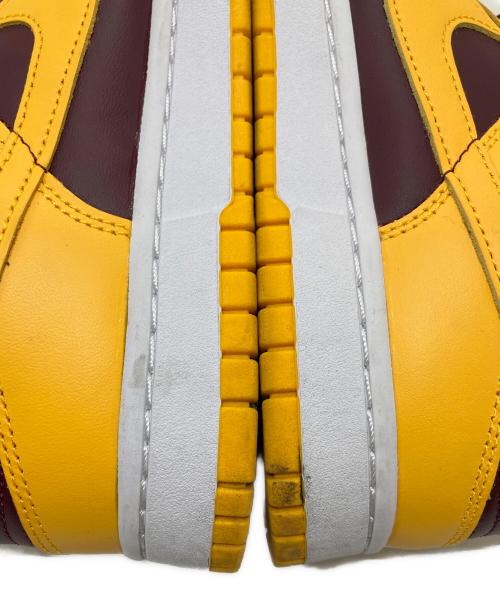 NIKE（ナイキ）NIKE (ナイキ) Dunk Low Retro ボルドー×イエロー サイズ:UK8の古着・服飾アイテム