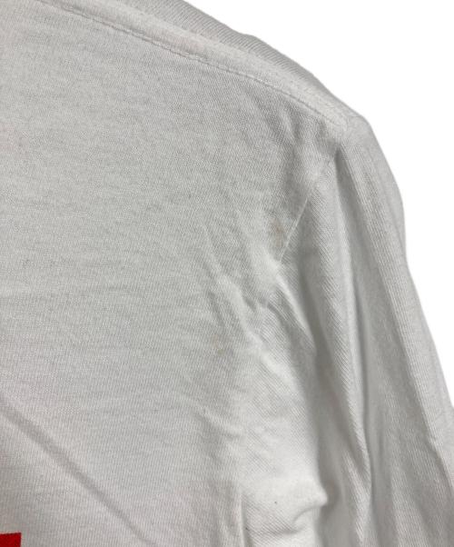 MEQRI（メクリ）meqri (メクリ) 刃牙 Long Sleeve Tee エンドルフィン　ロンT  アニメ ホワイト サイズ:Lの古着・服飾アイテム