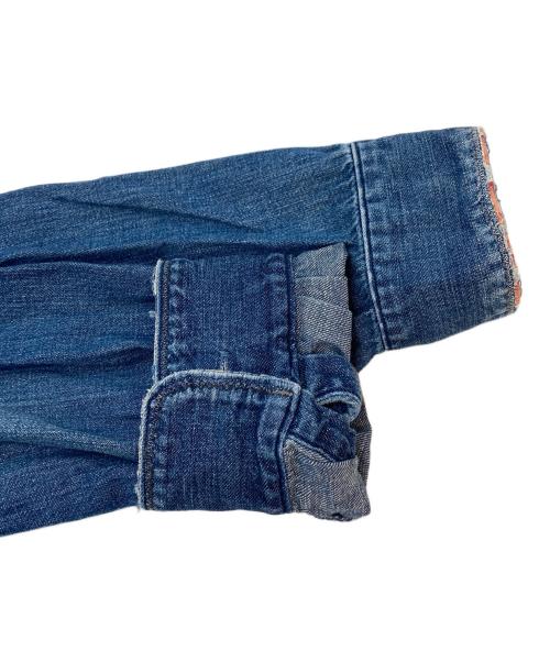 KAPITAL（キャピタル）KAPITAL (キャピタル) 刺し子ヴィンテージ加工デニムシャツ ブルー サイズ:4の古着・服飾アイテム