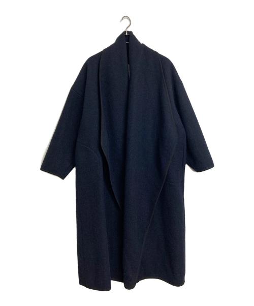 ELISABETH STRAY PEDERSEN（エリザベスストレイペダーセン）ELISABETH STRAY PEDERSEN (エリザベスストレイペダーセン) INCOGNITO ロング コート ネイビー サイズ:XSの古着・服飾アイテム
