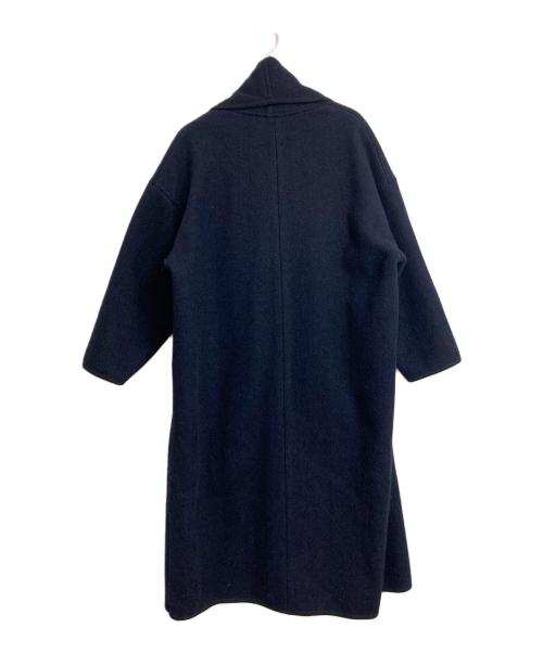 ELISABETH STRAY PEDERSEN（エリザベスストレイペダーセン）ELISABETH STRAY PEDERSEN (エリザベスストレイペダーセン) INCOGNITO ロング コート ネイビー サイズ:XSの古着・服飾アイテム