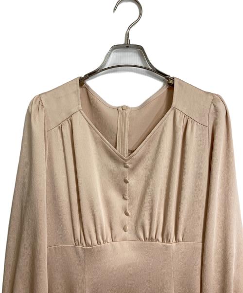 STRAWBERRY FIELDS（ストロベリーフィールズ）STRAWBERRY FIELDS (ストロベリーフィールズ) サテンワンピース ピンク サイズ:2 未使用品の古着・服飾アイテム