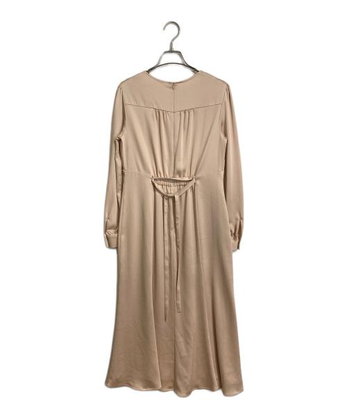 STRAWBERRY FIELDS（ストロベリーフィールズ）STRAWBERRY FIELDS (ストロベリーフィールズ) サテンワンピース ピンク サイズ:2 未使用品の古着・服飾アイテム