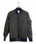 yoshio kubo（ヨシオクボ）の古着「MA-1ジャケット スカーフ柄 リバーシブル」｜ブラック
