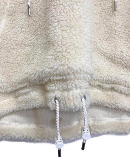 DISCOVERED（ディスカバード）DISCOVERED (ディスカバード) ハーフジップボアジャケット ボアアノラックジャケット　パーカー　フーディ　アウター　日本製 アイボリー サイズ:1の古着・服飾アイテム