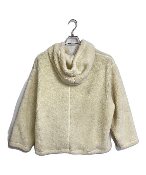 DISCOVERED（ディスカバード）DISCOVERED (ディスカバード) ハーフジップボアジャケット ボアアノラックジャケット　パーカー　フーディ　アウター　日本製 アイボリー サイズ:1の古着・服飾アイテム