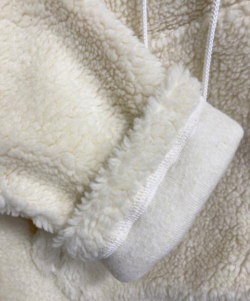 DISCOVERED（ディスカバード）DISCOVERED (ディスカバード) ハーフジップボアジャケット ボアアノラックジャケット　パーカー　フーディ　アウター　日本製 アイボリー サイズ:1の古着・服飾アイテム