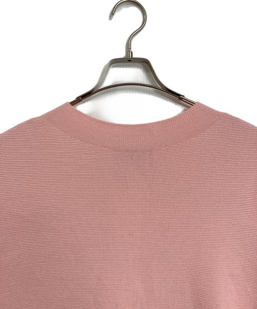 UNTITLED（アンタイトル）UNTITLED (アンタイトル) コットン混 ガーターニット　薄手ニット　日本製 ピンク サイズ:02/M 未使用品の古着・服飾アイテム