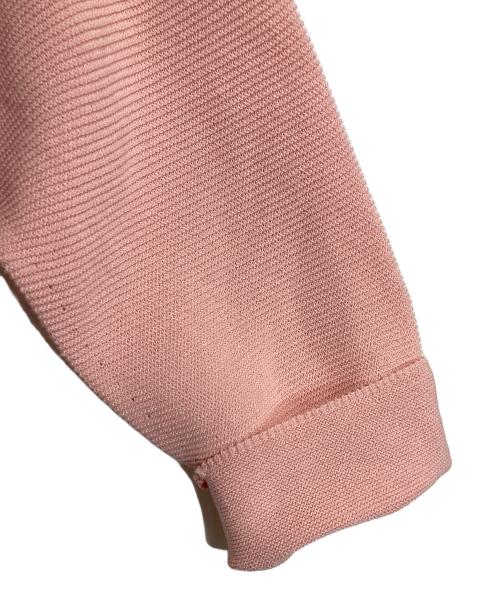 UNTITLED（アンタイトル）UNTITLED (アンタイトル) コットン混 ガーターニット　薄手ニット　日本製 ピンク サイズ:02/M 未使用品の古着・服飾アイテム