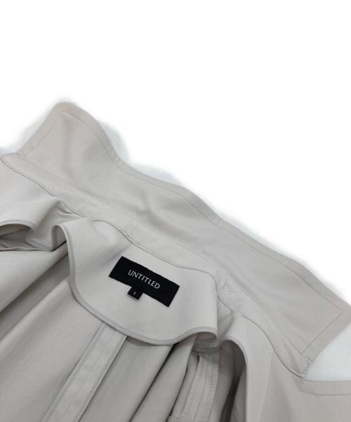 UNTITLED（アンタイトル）UNTITLED (アンタイトル) Aライン ショートトレンチコート アイボリー サイズ:1の古着・服飾アイテム