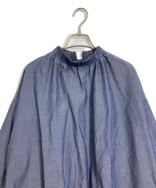 BEARDSLEY（ビアズリー）BEARDSLEY (ビアズリー) ギャザーワンピース インディゴ サイズ:FREEの古着・服飾アイテム