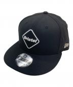 New Era×F.C.R.B.ニューエラ×エフシーレアルブリストル）の古着「キャップ　ロゴキャップ　帽子」｜ブラック