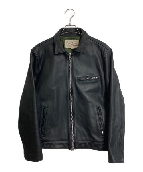 AVIREX（アヴィレックス）AVIREX (アヴィレックス) レザージャケット ONLY COW TRUCKER JACKET ブラック サイズ:2XLの古着・服飾アイテム