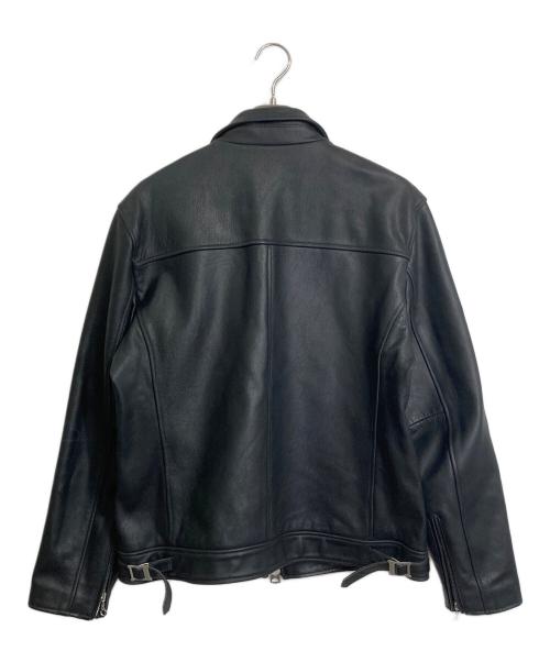 AVIREX（アヴィレックス）AVIREX (アヴィレックス) レザージャケット ONLY COW TRUCKER JACKET ブラック サイズ:2XLの古着・服飾アイテム